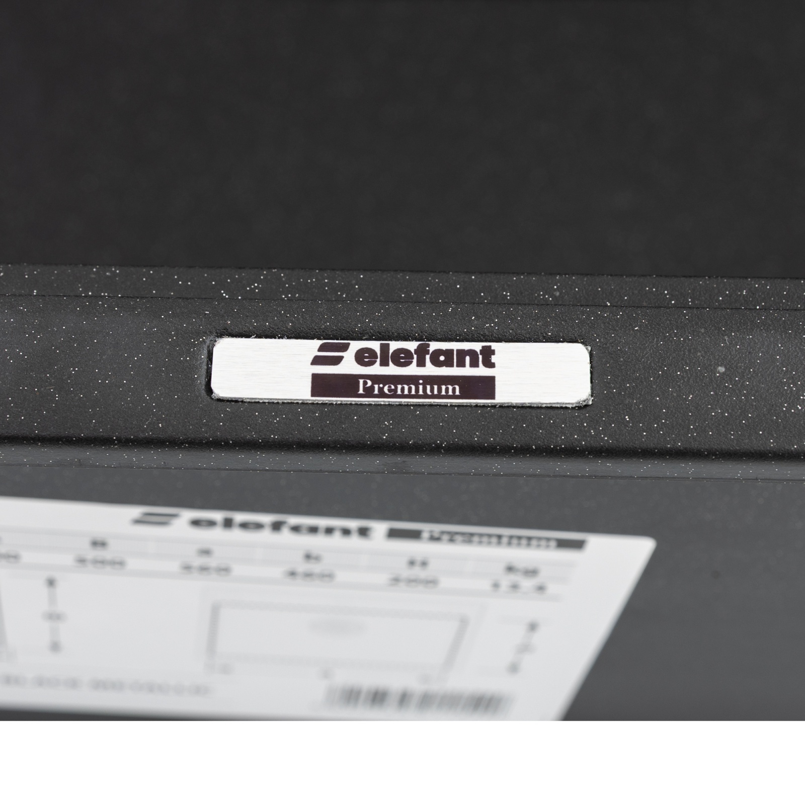 Chiuveta de bucatarie Elefant Premium SHERLIT, Negru metalic 600x500 mm Innovative ReliableTools