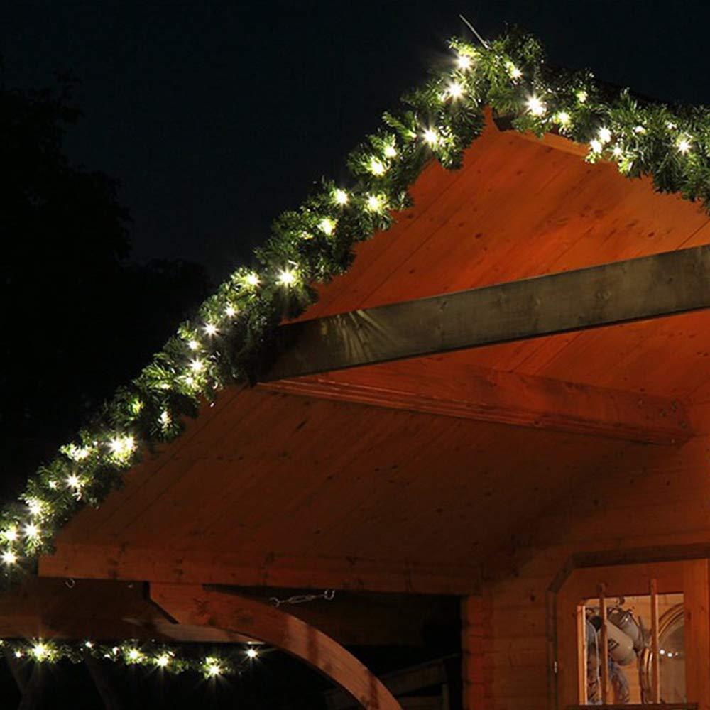 Ghirlanda de Craciun 2,7m din Crengute de Brad Artificial Verde Clasic Apuseni, Lungime 270cm, Aspect Natural