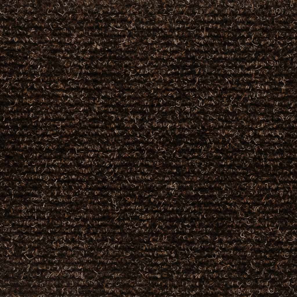 Covorașe pentru scări autoadezive, 10 buc., 56x17x3 cm, maro, semirotunde GartenMobel Dekor