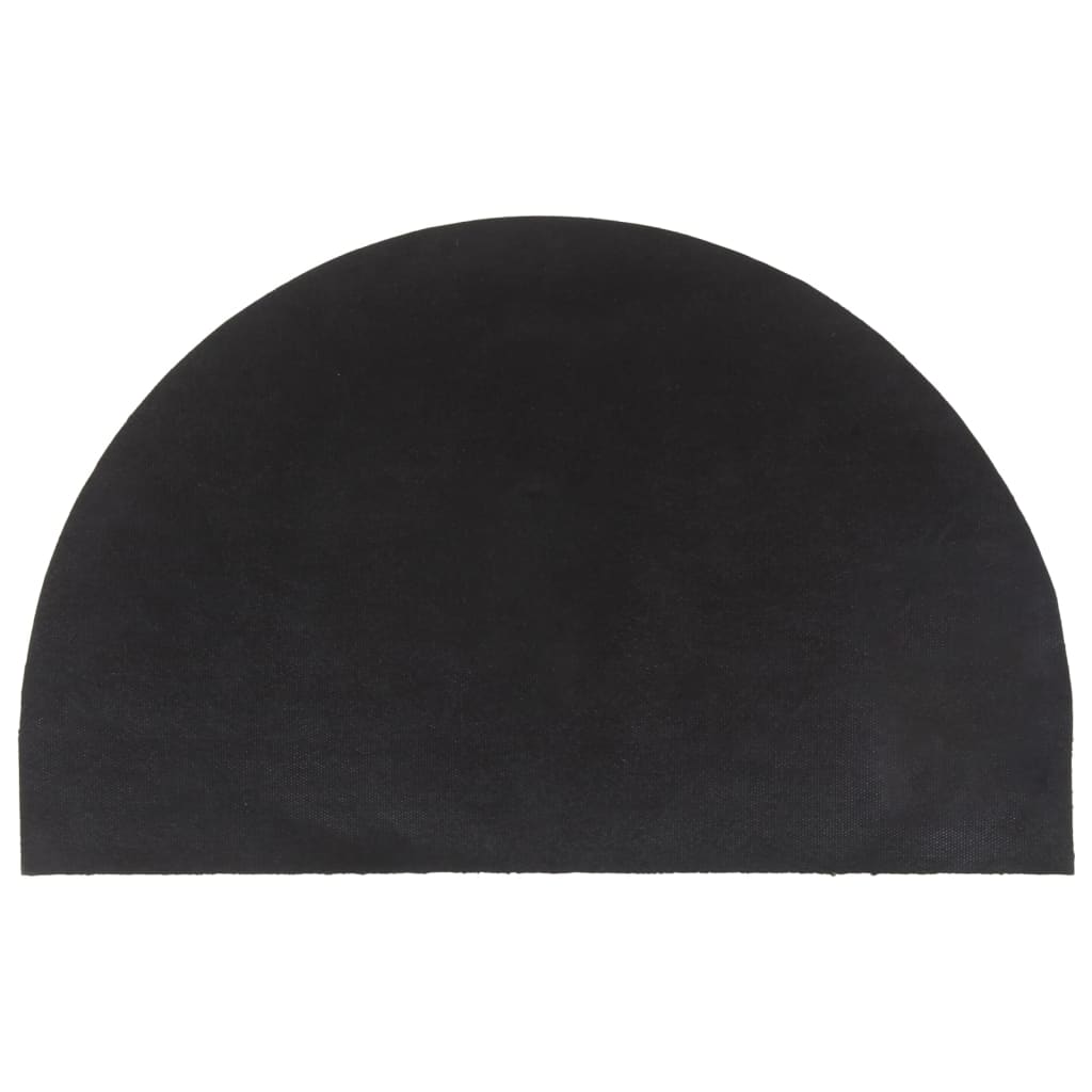 Covoraș de ușă natural semirotund, 50x80 cm, fibre de cocos GartenMobel Dekor