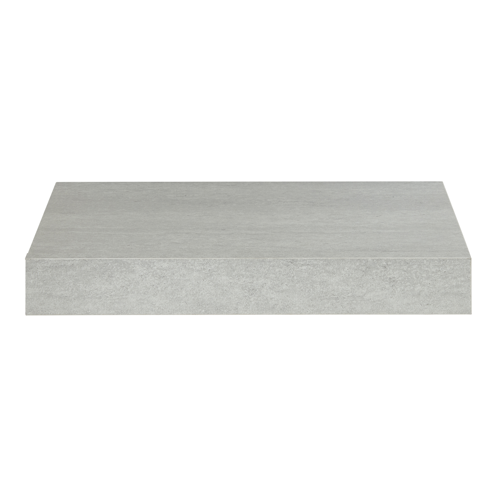 Raft, en.casa, PXWK-0002 Hyvinkaa, 39,5 x 25 x 5 cm, mdf, efect beton, 5 kg, cu sertar, montabil pe perete HausGarden Leisure