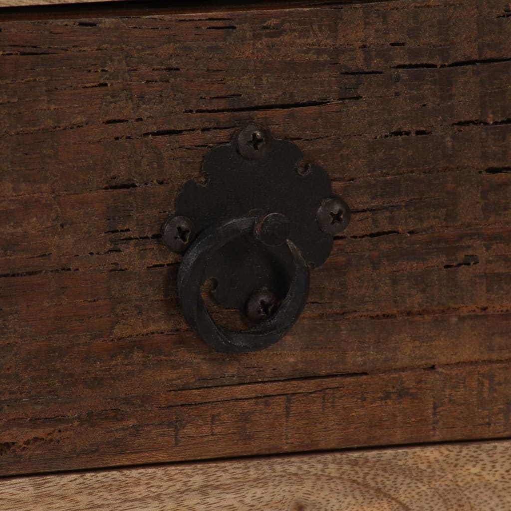 Măsuță cafea 3 sertare, lemn masiv de mango, 90x50x35 cm GartenMobel Dekor