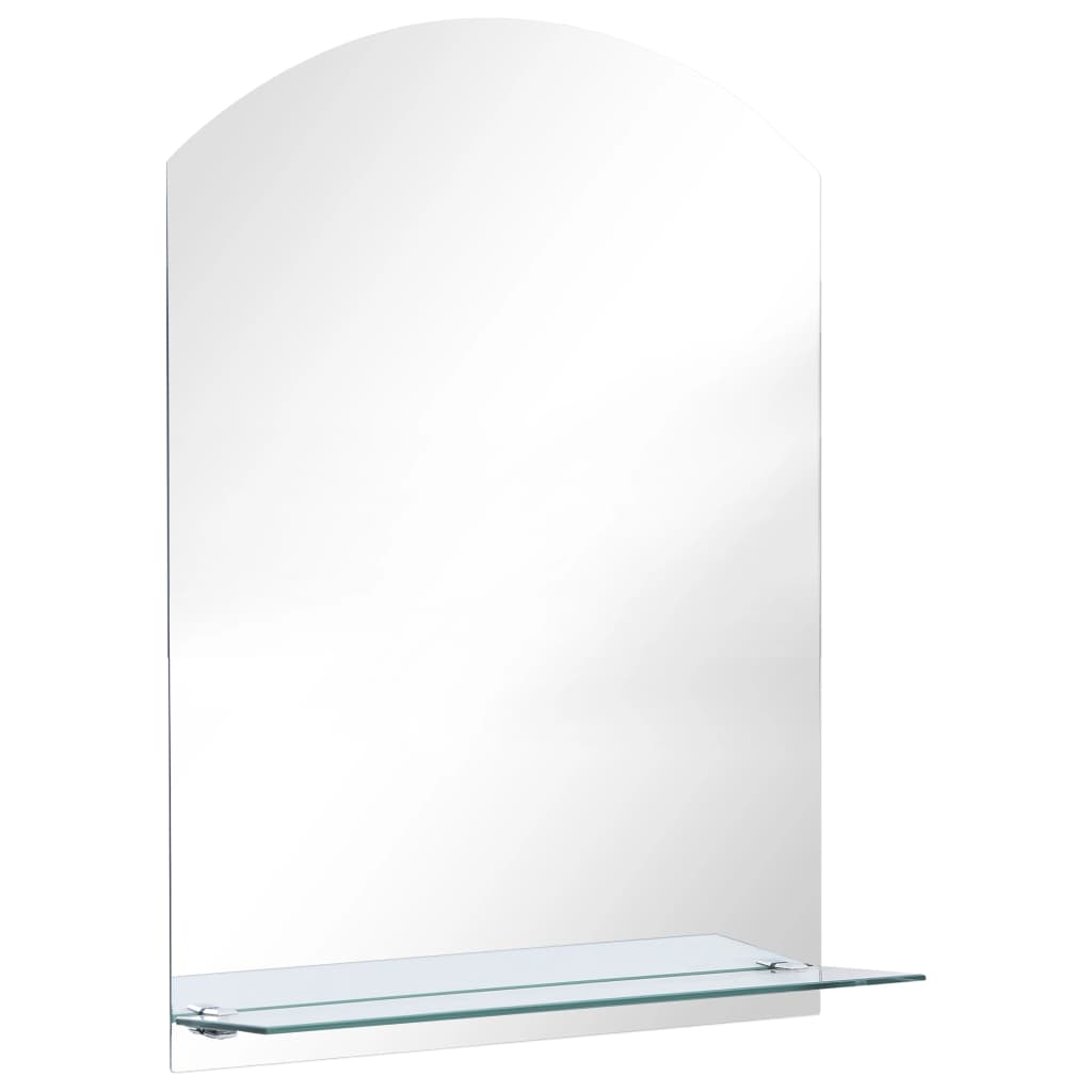 Oglindă de perete cu raft, 50 x 70 cm, sticlă securizată GartenMobel Dekor