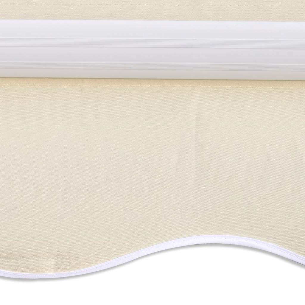 Copertină reglabilă acționată manual, 300 cm, crem GartenMobel Dekor