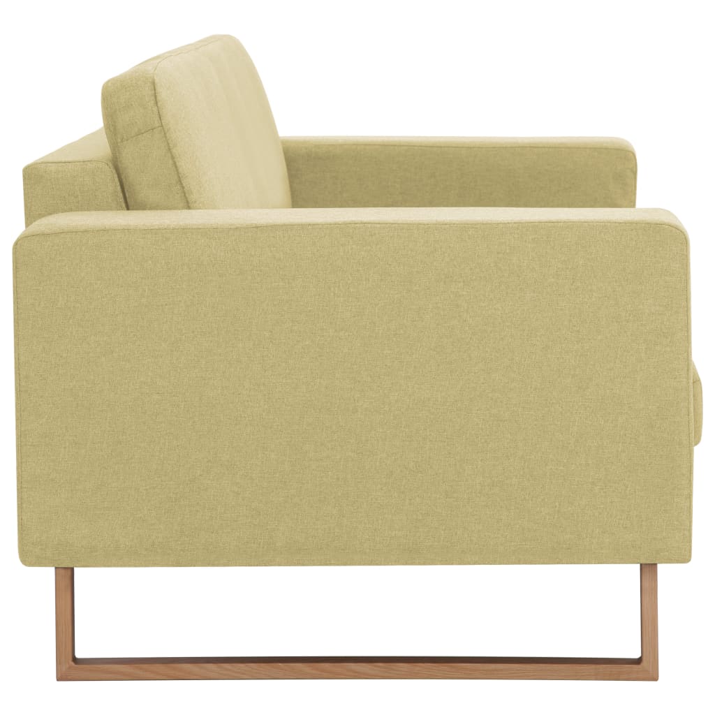 Canapea cu 2 locuri, verde, material textil GartenMobel Dekor