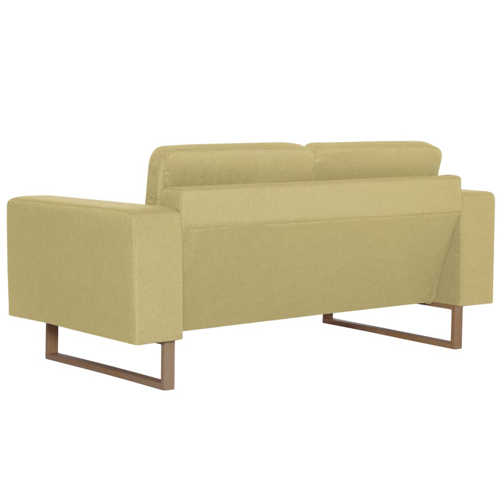 Canapea cu 2 locuri, verde, material textil GartenMobel Dekor