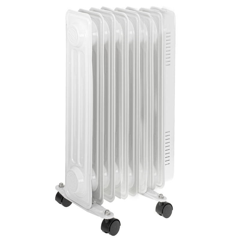 Radiator pe Ulei 7 Elementi 1500W Afisaj LCD cu Termostat pentru Reglarea Temperaturii