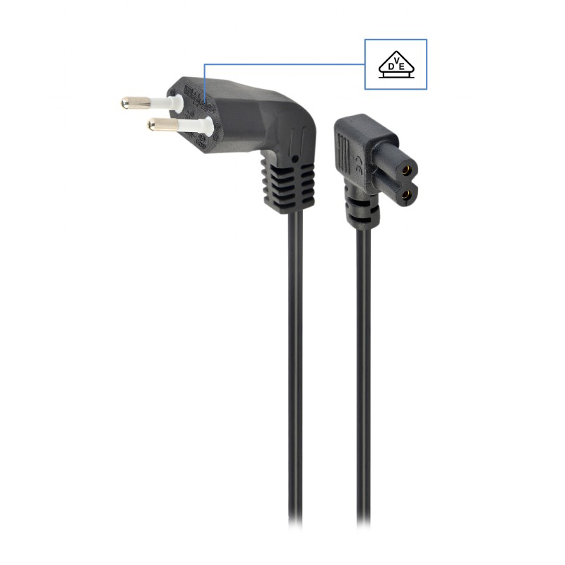 CABLU ALIMENTARE 90 GRADE 1M GEMBIRD EuroGoods Quality