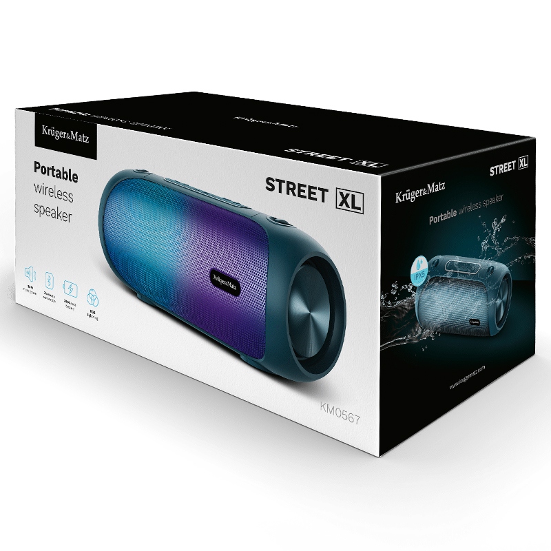 BOXA BLUETOOTH PORTABILA STREET XL KRUGERMATZ EuroGoods Quality