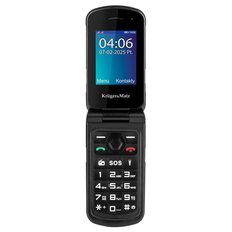 TELEFON RUGGED IRON 5 FLIP KRUGER&MATZ EuroGoods Quality