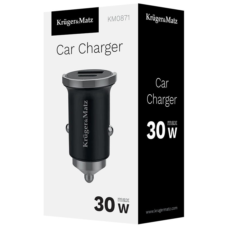 INCARCATOR AUTO USB / TYPE C QC PD 30W KRUGER&MATZ EuroGoods Quality
