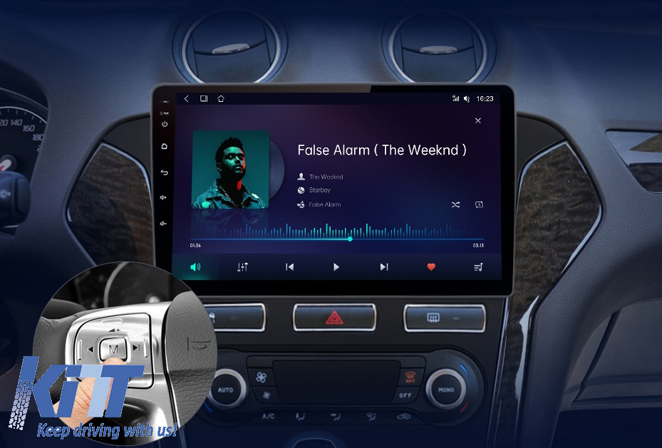 Navigatie Android Dedicata Ford Mondeo (2010-2014), 10Inch, 8Gb Ram, 256Gb Stocare, Carplay Performance AutoTuning