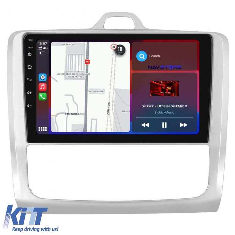 Navigatie Dedicata Ford Focus (2004-2012), 9Inch, 2Gb Ram, 64Gb Stocare, Carplay Performance AutoTuning