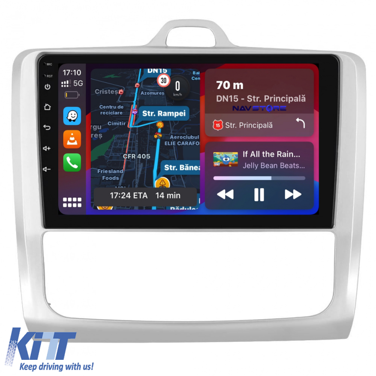 Navigatie Dedicata Ford Focus (2004-2012), 9Inch, 6Gb Ram, 128Gb Stocare, Carplay Performance AutoTuning