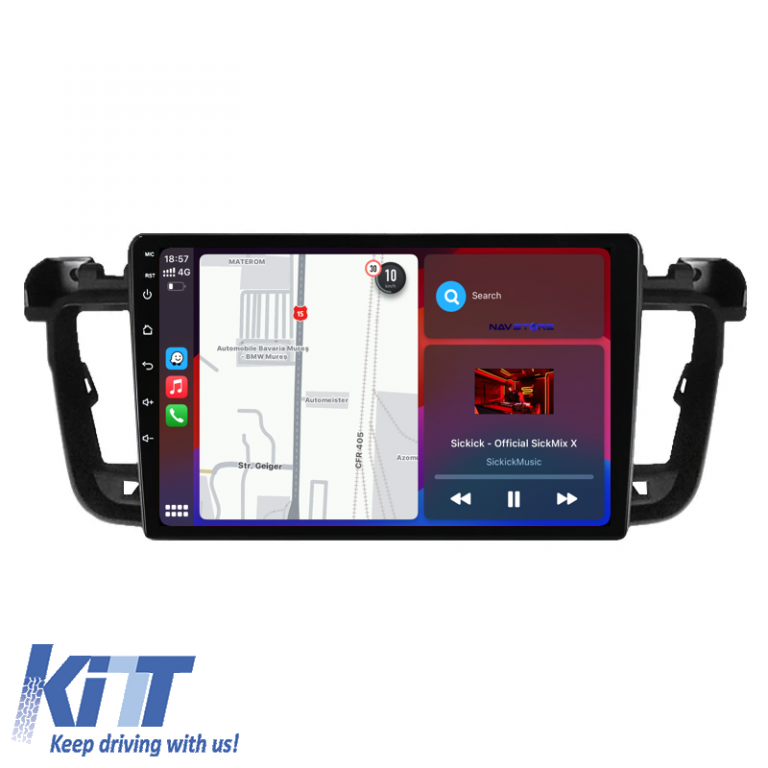 Navigatie Dedicata Peugeot 508 (2010-2018), 9Inch, 8Gb Ram, 256Gb Stocare, Carplay Performance AutoTuning