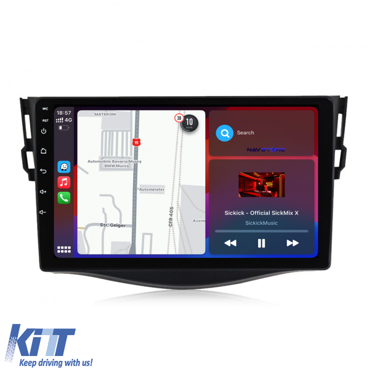 Navigatie Dedicata Toyota Rav 4 (2006-2013), 9Inch, 8Gb Ram, 256Gb Stocare, Carplay Performance AutoTuning