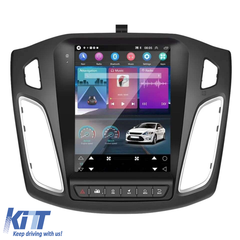 Navigatie Android Dedicata Ford Focus 3 (2011 - 2018)  9.7 Inch, 2Gb Ram, 64Gb stocare, Bluetooth, WiFi, Carplay Performance AutoTuning