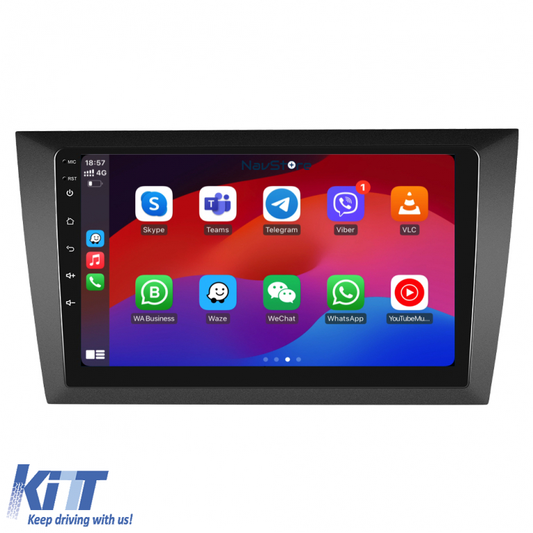 Navigatie Android Dedicata Volkswagen Golf 6 (2009 - 2013), 9 Inch, 4Gb Ram, 64Gb stocare, Carplay Performance AutoTuning