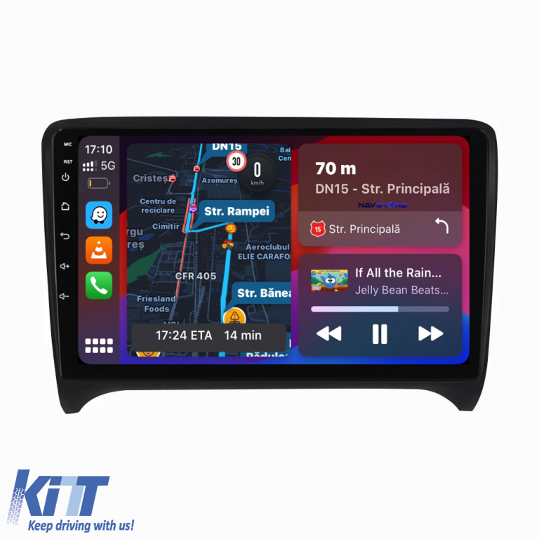 Navigatie Dedicata Audi TT (2006-2014), 9 Inch, 1Gb Ram, 32Gb stocare, Carplay Performance AutoTuning