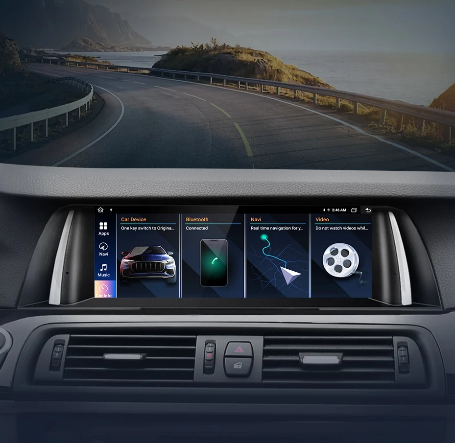 Navigatie Dedicata BMW Seria 5 F10 F11 (2011-2017), 10.25 Inch, 4Gb Ram, 64Gb Stocare, Waze Performance AutoTuning