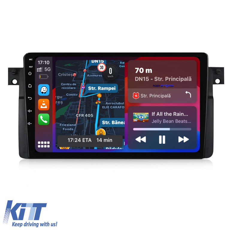 Navigatie Dedicata BMW Seria3 E46 (1997-2005), 9Inch, 2Gb Ram, 64Gb Stocare, Carplay Performance AutoTuning