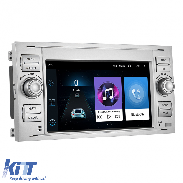 Navigatie Dedicata Ford, 7Inch, 2Gb Ram, 64Gb stocare, Waze, Youtube, Gri Performance AutoTuning