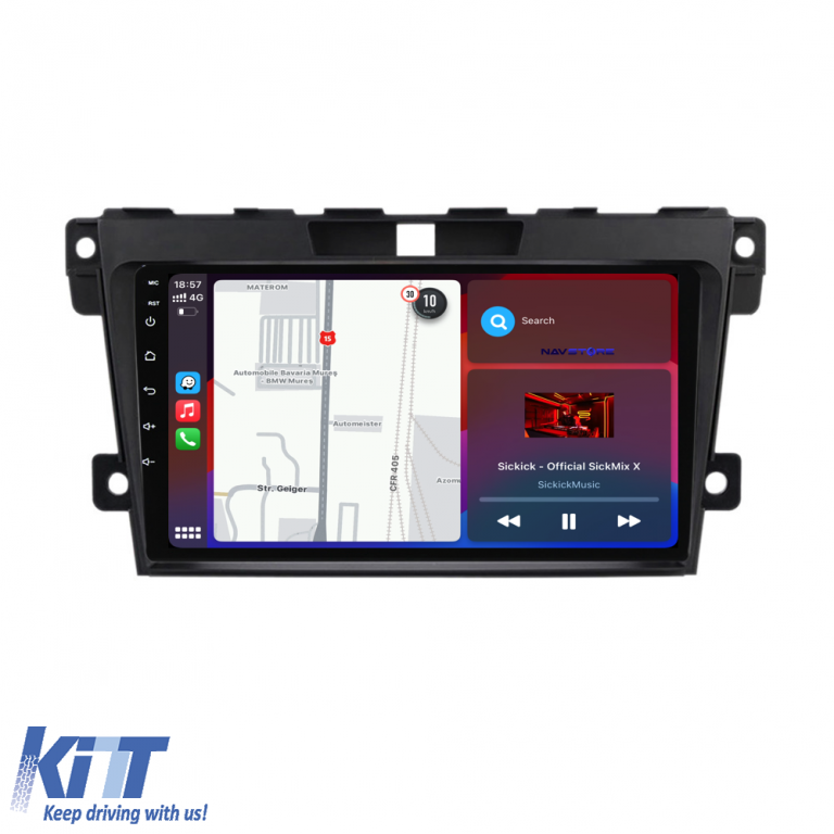 Navigatie Dedicata Mazda CX-7 (2008-2015), 9Inch, 4Gb Ram, 64Gb Stocare, CarPlay Performance AutoTuning
