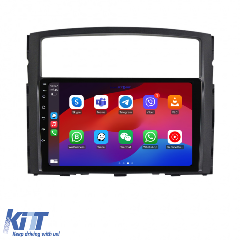 Navigatie Dedicata Mitsubishi Pajero (2006 - 2018), 9 Inch, 4Gb Ram, 64Gb stocare, Carplay Performance AutoTuning