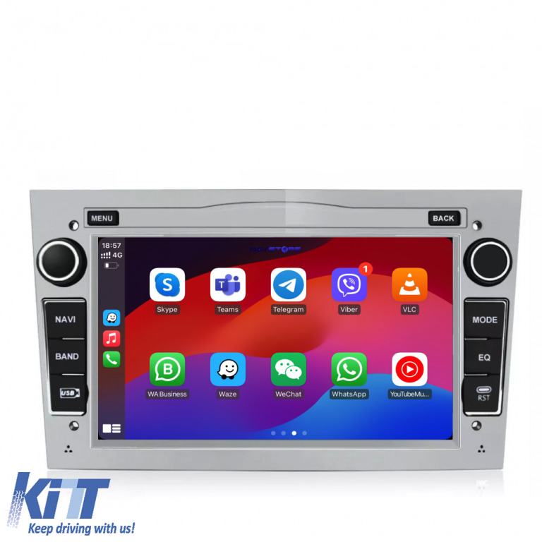 Navigatie Dedicata Opel, 7Inch, 2Gb Ram, 32Gb stocare, Carplay, Argintiu Performance AutoTuning