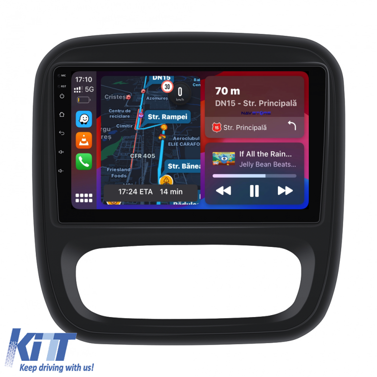 Navigatie Dedicata Opel Vivaro Renault Trafic Fiat Talento (2014 - 2018), 9 Inch, 1Gb Ram, 32Gb stocare, Carplay Performance AutoTuning