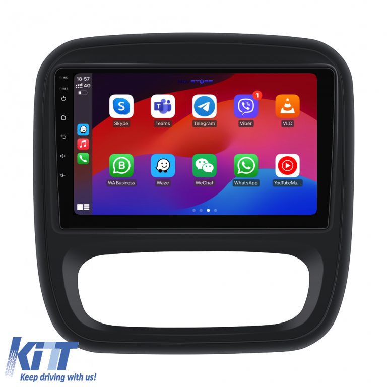 Navigatie Dedicata Opel Vivaro Renault Trafic Fiat Talento (2014 - 2018), 9 Inch, 4Gb Ram, 64Gb stocare, Carplay Performance AutoTuning