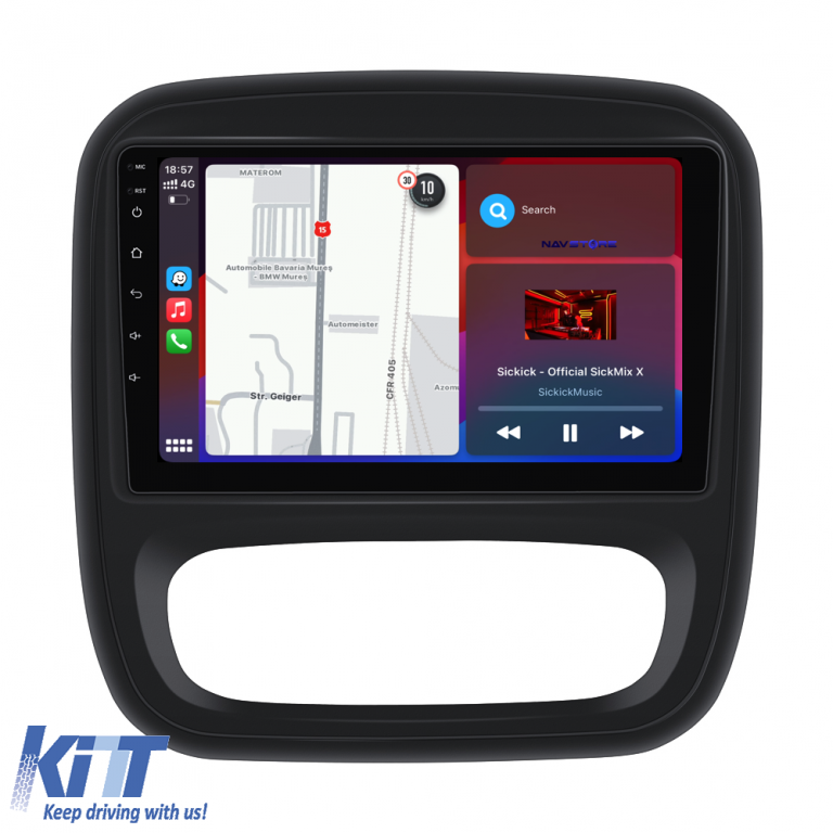 Navigatie Dedicata Opel Vivaro Renault Trafic Fiat Talento (2014 - 2018), 9 Inch, 4Gb Ram, 64Gb stocare, Carplay Performance AutoTuning