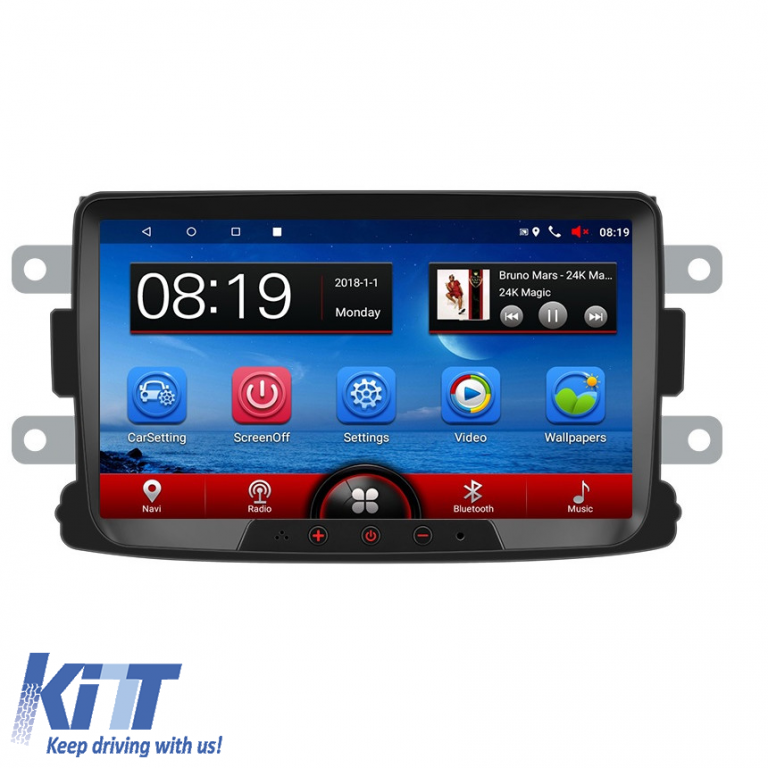 Navigatie Dedicata Renault, Android, 8Inch, 2Gb Ram, 32Gb stocare, Bluetooth, WiFi, Waze, Canbus Performance AutoTuning