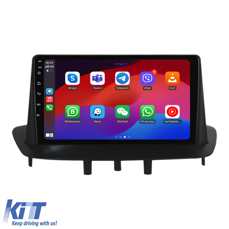 Navigatie Dedicata Renault Megane 3 (2008-2015), 9 Inch, 2Gb Ram, 64Gb stocare, CarPlay Performance AutoTuning