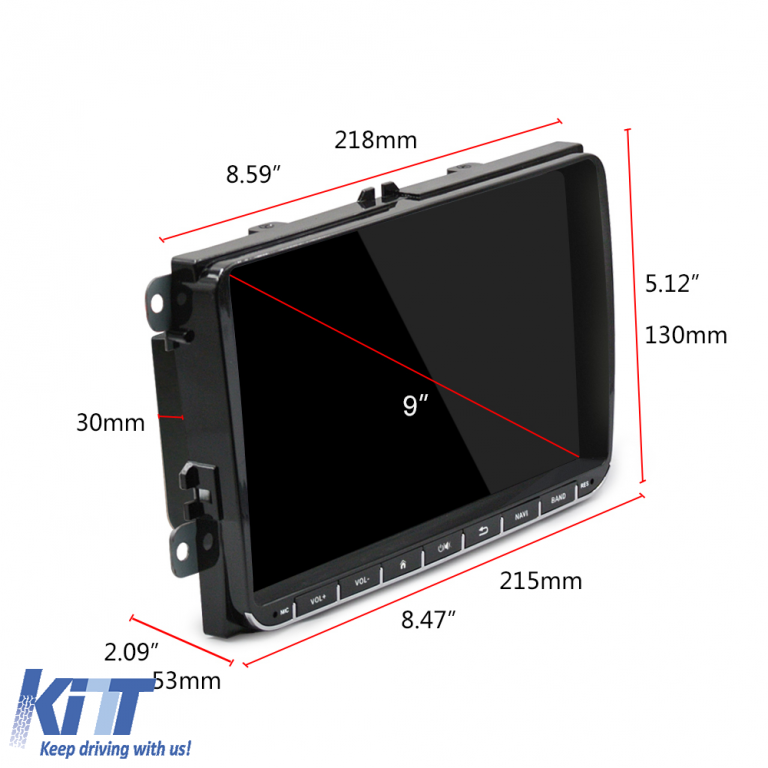 Navigatie Dedicata Seat, Android, 9Inch, 4Gb Ram, 64Gb stocare, Bluetooth, WiFi, Waze, Canbus Performance AutoTuning