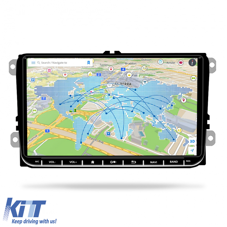 Navigatie Dedicata Seat, Android, 9Inch, 4Gb Ram, 64Gb stocare, Bluetooth, WiFi, Waze, Canbus Performance AutoTuning