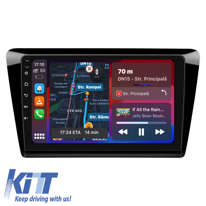 Navigatie Dedicata Seat Toledo (2013 - 2023) 9 Inch, 2Gb Ram, 64Gb stocare, Carplay Performance AutoTuning