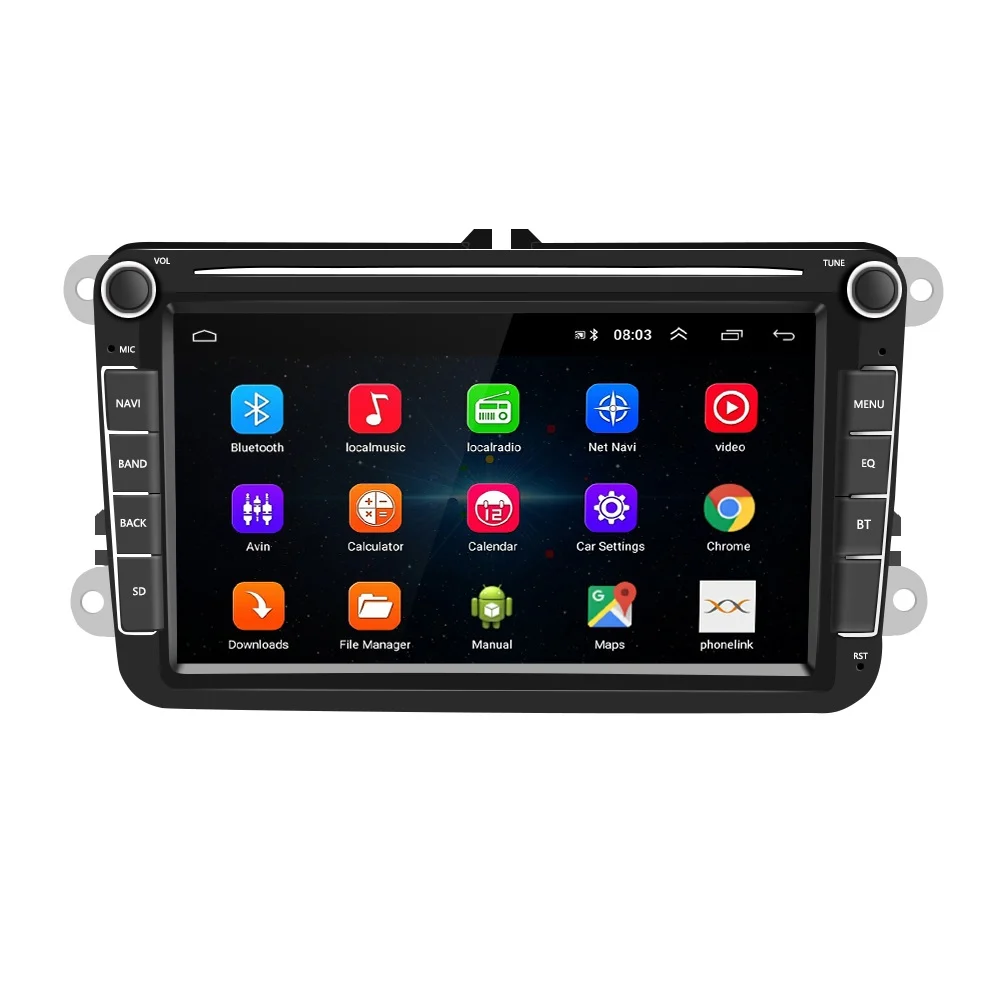 Navigatie Dedicata Skoda, Android, 8Inch,4Gb Ram, 64Gb stocare, Bluetooth, WiFi, Waze, Canbus Performance AutoTuning