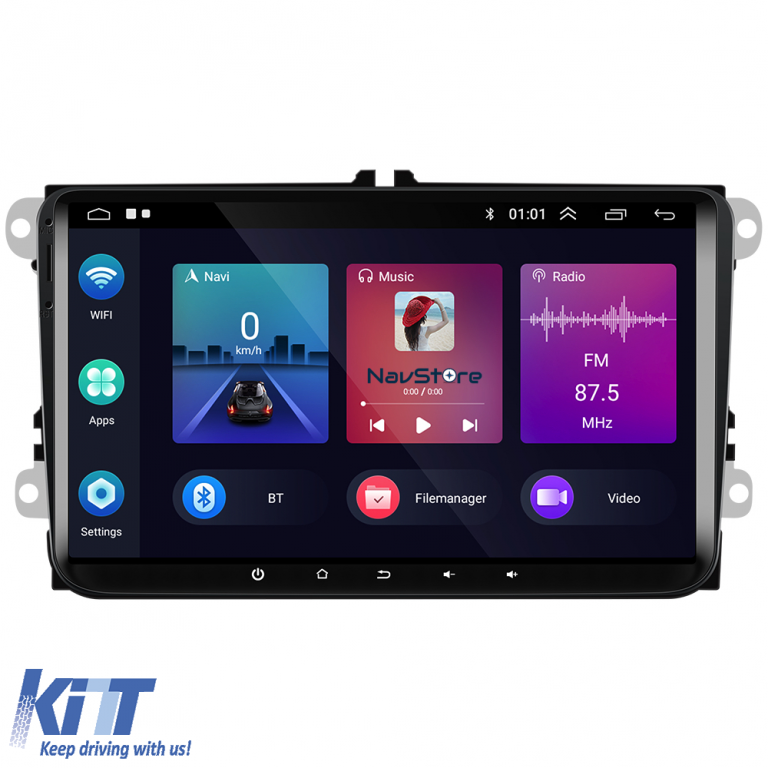 Navigatie Dedicata Volkswagen, 9Inch,2Gb Ram, 64Gb stocare, Carplay Performance AutoTuning