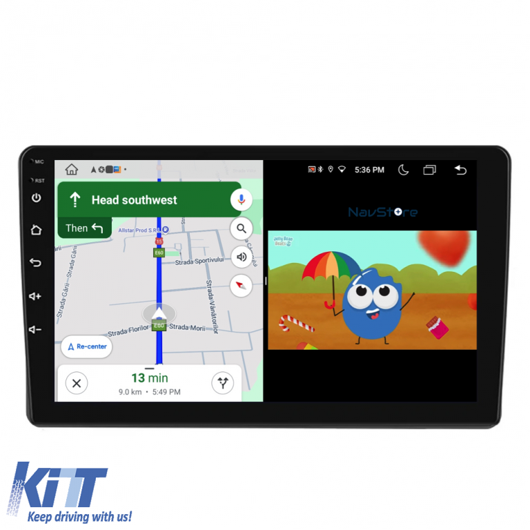 Navigatie Android Dedicata Citroen Berlingo (2008-2019), 9Inch, 8Gb Ram, 256Gb Stocare, Carplay Performance AutoTuning