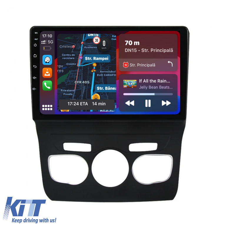 Navigatie Dedicata Citroen C4L (2013-2016), 9Inch, 4Gb Ram, 64Gb Stocare, Carplay Performance AutoTuning