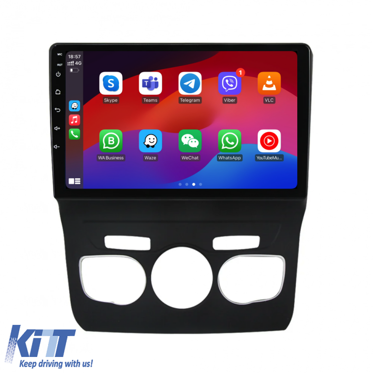 Navigatie Dedicata Citroen C4L (2013-2016), 9Inch, 4Gb Ram, 64Gb Stocare, Carplay Performance AutoTuning