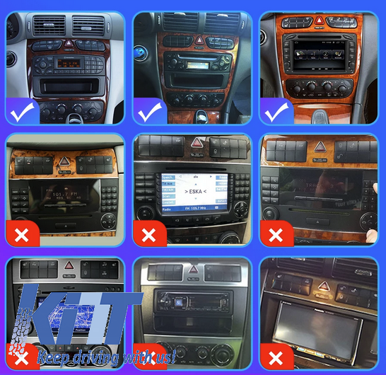 Navigatie Dedicata Mercedes Benz C A E G-Class,SLK,CLK,Viano,Vito,Vaneo, Android, 7Inch, 4Gb Ram, 64Gb Stocare, Bluetooth, WiFi Performance AutoTuning