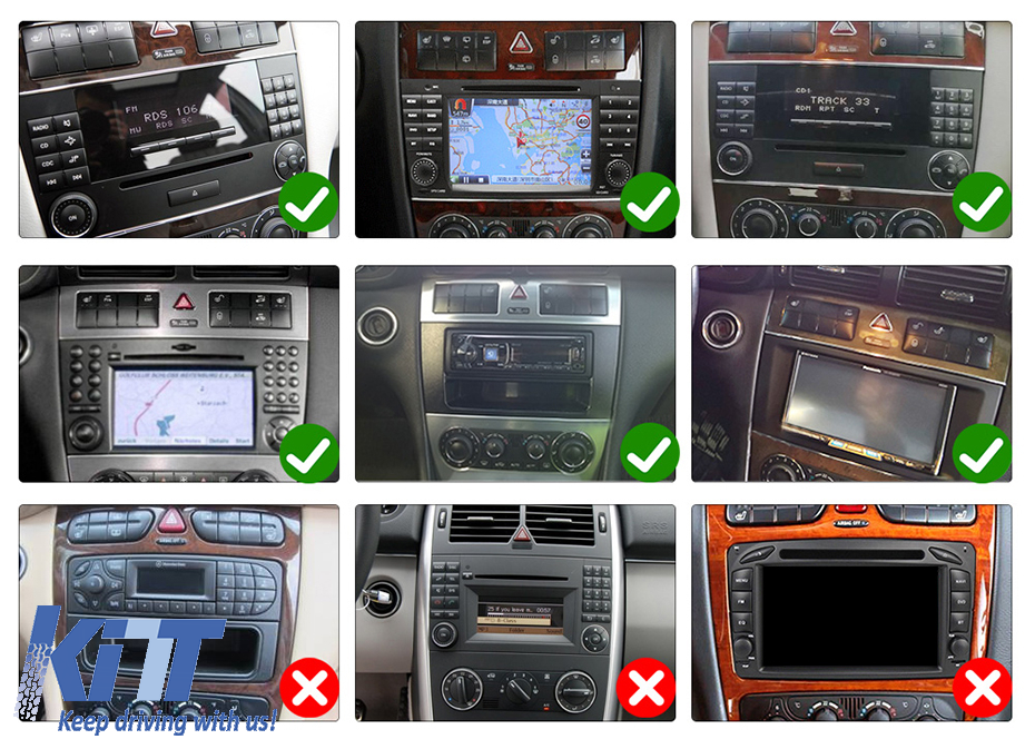 Navigatie Dedicata Mercedes Benz C-Class W203  CLS W219  CLK W209 (2004 - 2011),Android, 7Inch, 4Gb Ram, 64Gb Stocare, Bluetooth, WiFi Performance AutoTuning