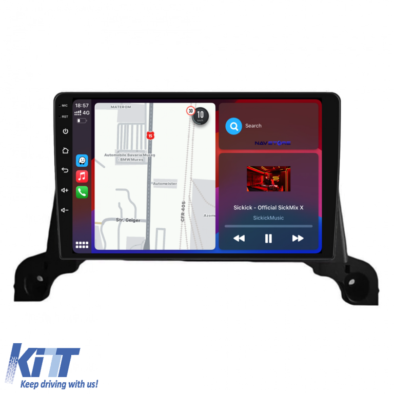 Navigatie Dedicata Peugeot 3008 5008 (2016 - 2021), 9Inch, 2Gb Ram, 64Gb Stocare, Carplay Performance AutoTuning