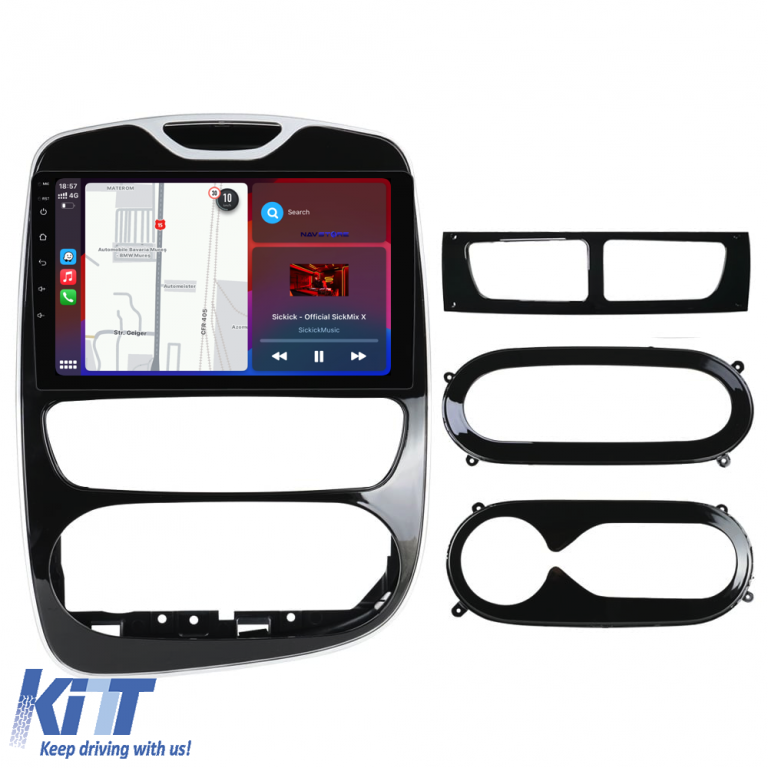 Navigatie Dedicata Renault Clio 4 (2012-2019), 9Inch, 1Gb Ram, 32Gb Stocare, Carplay Performance AutoTuning
