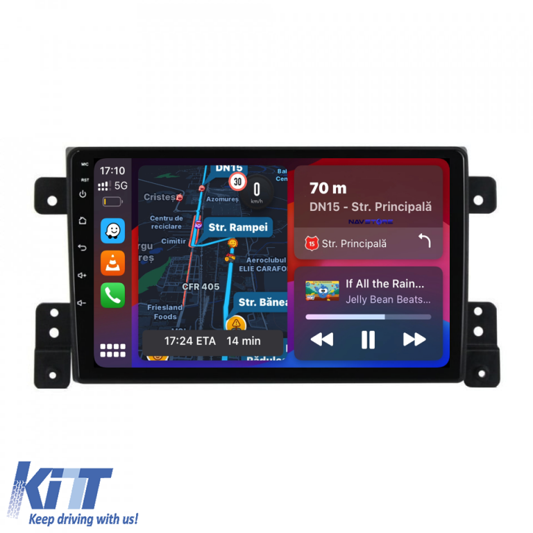 Navigatie Dedicata Suzuki Grand Vitara 3 (2005-2015), 9Inch, 1Gb Ram, 32Gb Stocare, Carplay Performance AutoTuning