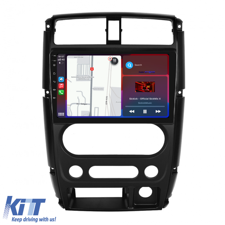 Navigatie Dedicata Suzuki Jimny 3 (2005-2019), 9Inch, 6Gb Ram, 128Gb Stocare, Carplay Performance AutoTuning