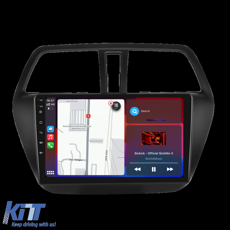Navigatie Dedicata Suzuki S-Cross (2012-2016), 9Inch, 2Gb Ram, 64Gb Stocare, Carplay Performance AutoTuning