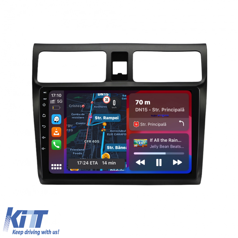 Navigatie Dedicata Suzuki Swift (2003-2010), 10Inch, 8Gb Ram, 256Gb Stocare, Carplay Performance AutoTuning